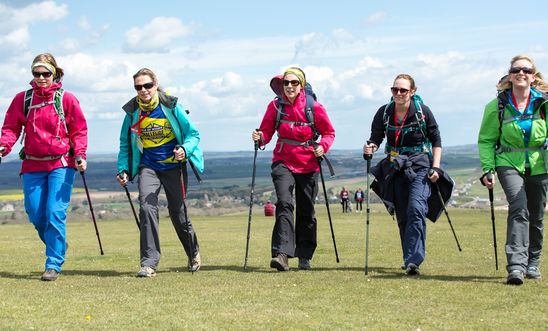 Participants on the Isle of Wight Challenge