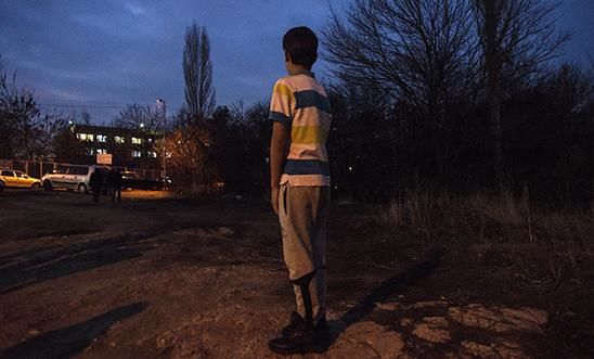 An unaccompanied minor living in a reception centre for asylum Seekers in Bulgaria © Boryana Katsarova/Amnesty International