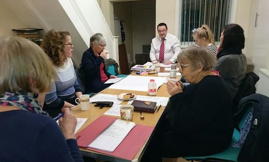 Debate and discussion at a recent meeting
