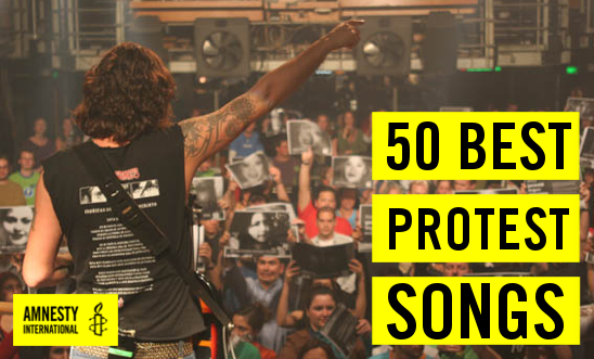 Amnesty Best protest songs