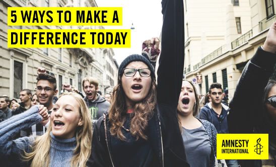 Young activists making a stand