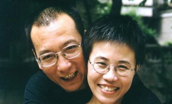 Liu Xiaobo and wife Liu Xia