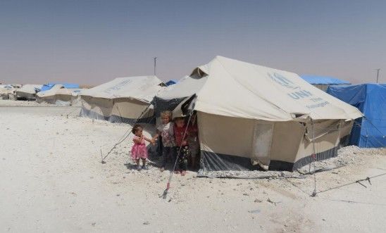 Children displaced by the battle in Raqqa sheltering in northern Syria Children displaced by the battle in Raqqa sheltering in northern Syria