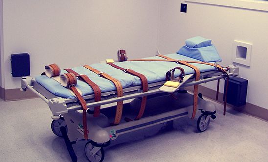 Florida lethal injection gurney Florida lethal injection gurney