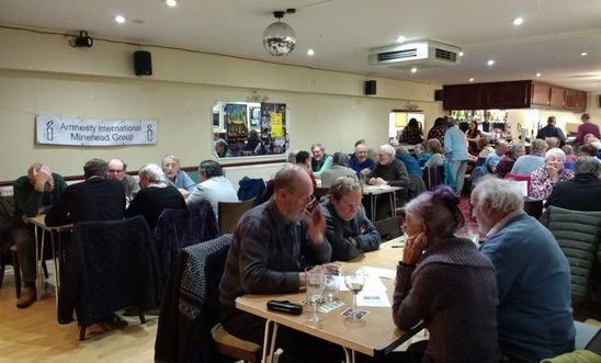 View of people taking part in a quiz View of people taking part in a quiz