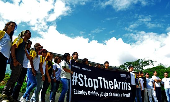 Amnesty #StopTheArms action