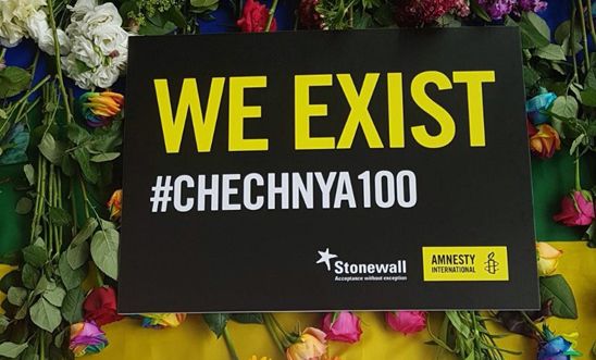 We exist #Chechnya100