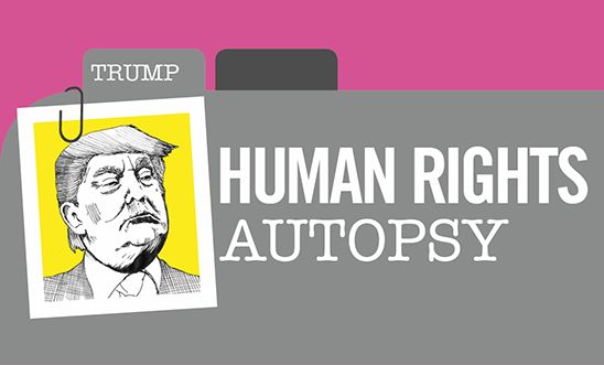 Trump's human rights autopsy report Trump's human rights autopsy report