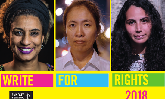 Write for Rights 2018 Write for Rights 2018