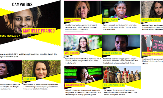 Cases in the Write for Rights Campaign Cases in the Write for Rights Campaign