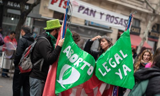 Amnesty International at the march for legal abortion August 8th 2018