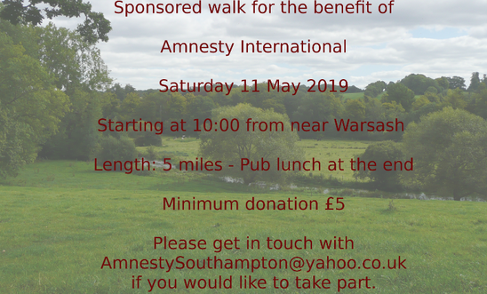 Info on Amnesty Walk Info on Amnesty Walk