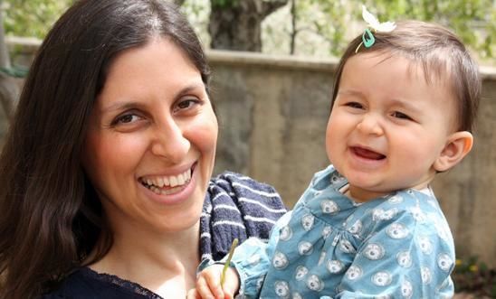 Nazanin with her daughter Gabriella Nazanin with her daughter Gabriella