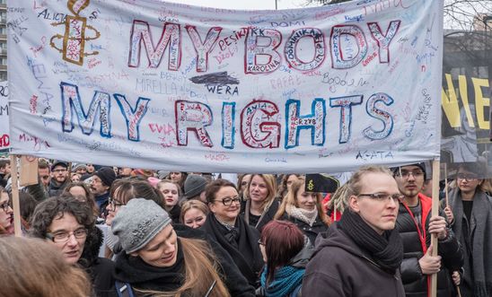 My body my rights banner