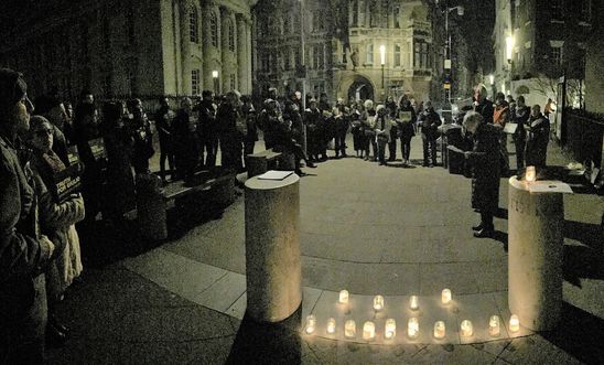Crowd at Vigil for Giulio Crowd at Vigil for Giulio