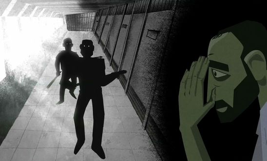 Illustration of torture victim Illustration of torture victim