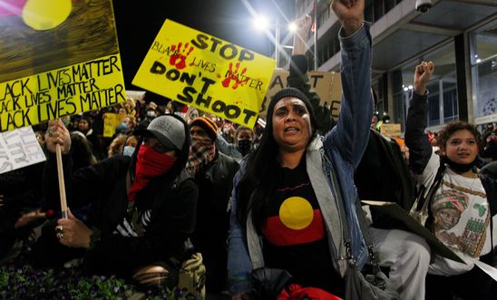 Sydney Black Lives Matter Rally In Solidarity With U.S. Protests Over Death Of George Floyd