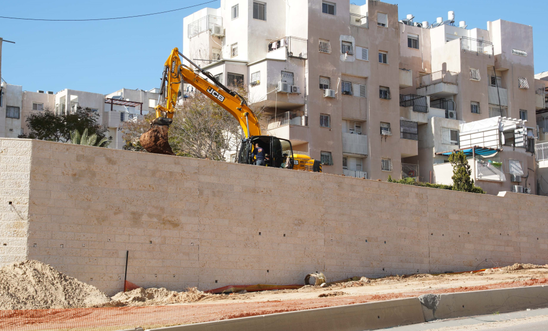 JCB Digger demolishing Palestinian property JCB Digger demolishing Palestinian property