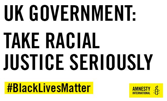 UK Government: Take Racial Justice Seriously