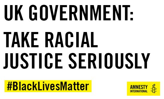 UK Government: Take Racial Justice Seriously UK Government: Take Racial Justice Seriously