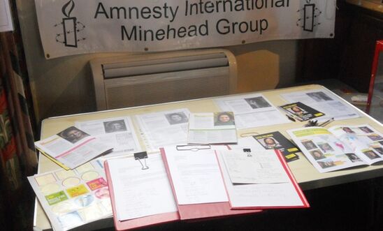 Amnesty action stall