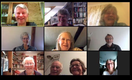 Chippy Amnesty enjoying a virtual meeting Chippy Amnesty enjoying a virtual meeting