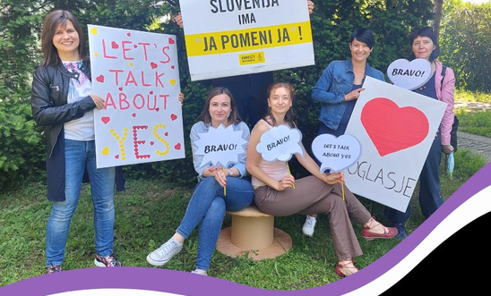 Campaigners in Slovenia