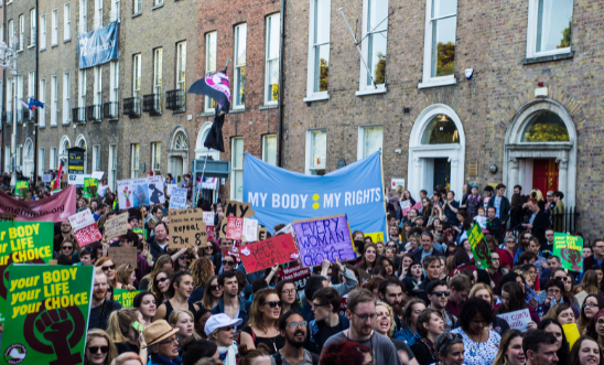 March for choice in Dublin, Ireland, 26 September, 2015