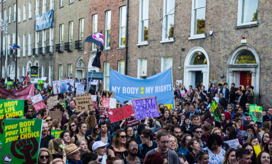 March for choice in Dublin, Ireland, 26 September, 2015 March for choice in Dublin, Ireland, 26 September, 2015