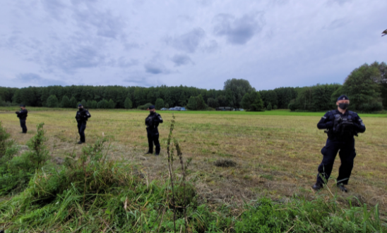 Refugees stranded at the Polish-Belarusian border - Aug 2021