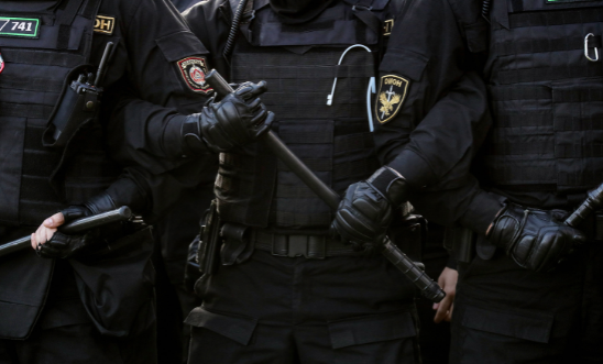 Riot police in Belarus Riot police in Belarus