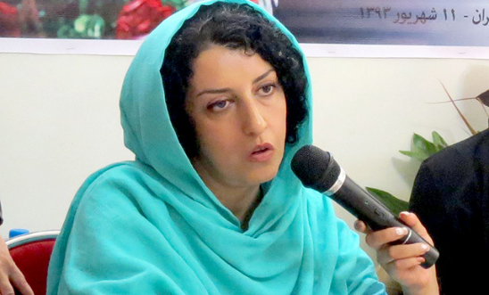 Chair of Iran's Centre for Human Rights Defenders (CHRD), Narges Mohammadi is a longstanding human rights activist who has been repeatedly detained for her work. Chair of Iran's Centre for Human Rights Defenders (CHRD), Narges Mohammadi is a longstanding human rights activist who has been repeatedly detained for her work.