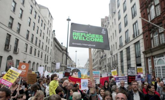 Refugees Welcome March London 17th September 2016
