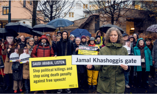 Jamal Khashoggi Street in Oslo, Norway Jamal Khashoggi Street in Oslo, Norway