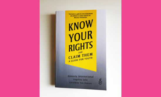 Book cover bearing the title: 'Know your rights - and claim them'