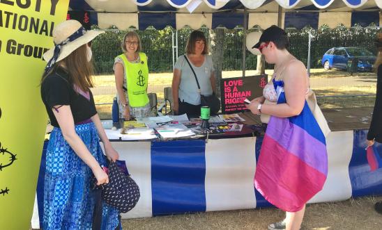 Our Stall with LGBTQ community