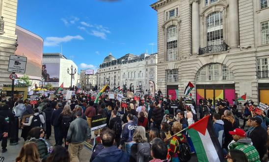 Picture of palestine solidarity march 2023