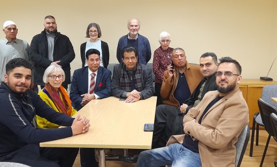 Participants at Perth communal Iftar March 2024