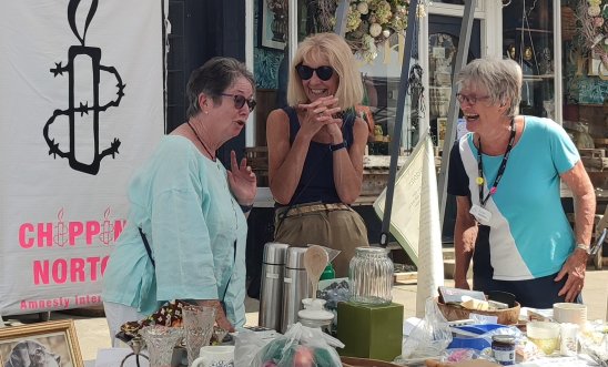Looking after our stall! Looking after our stall!