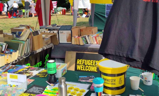 Diss Amnesty at Burston Rally