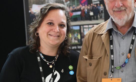From left to right: Arianna Pisetti, South east Activsm Rep, and Graham Minter, Kent Network Lead Activist