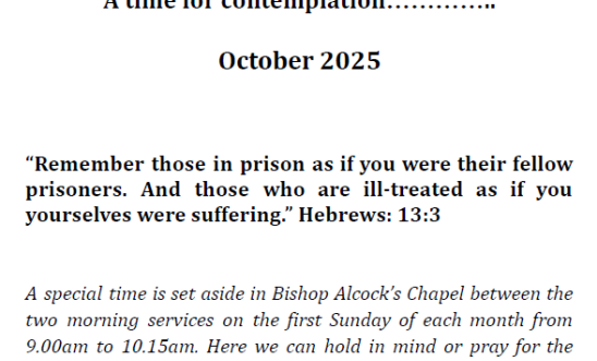 Front page of October 2025 Prayer Sheet Front page of October 2025 Prayer Sheet
