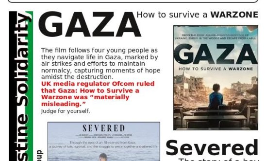Poster for two films: How to Survive a Warzone, and Severed