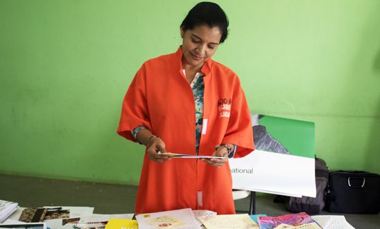 Yecenia Armenia opens Write for Rights letters in prison in Mexico, Jan 2016 Yecenia Armenia opens Write for Rights letters in prison in Mexico, Jan 2016