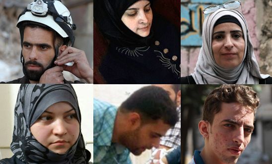Some of the civilians left in Eastern Aleppo Some of the civilians left in Eastern Aleppo