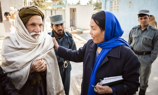 Sherifa Shahab, a Police Ombusdman and human rights defender in Afghanistan