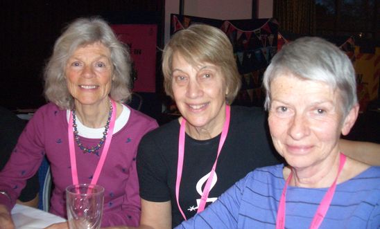 Three members of the Minehead Group at the AIUK AGM