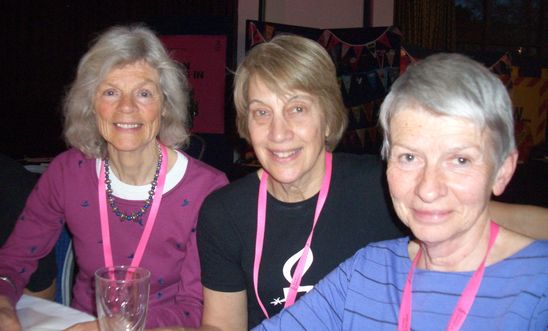 Three members of the Minehead Group at the AIUK AGM Three members of the Minehead Group at the AIUK AGM