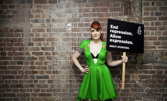 Ana Matronic from The Scissor Sisters