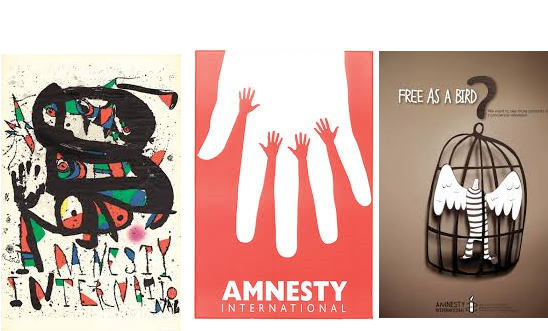 Art works for Amnesty triptych Art works for Amnesty triptych